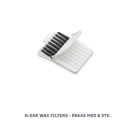 N-ear wax filter 8 stk.